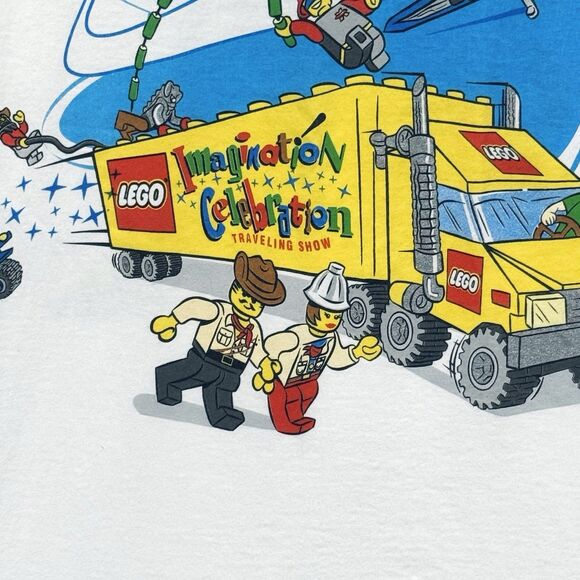 Vintage 1998 Lego Imagination Celebration Traveling Show Tour Tee Shirt Adult M - Picture 5 of 12